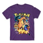 Pokémon Champion Dark Purple Men's Tee for Anime, Pokemon