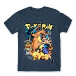 Pokémon Champion Denim Men's T-shirt for Anime, Pokemon