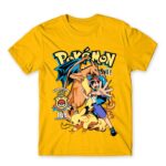 Pokémon Champion Gold Men's Tee for Anime, Pokemon