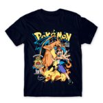 Pokémon Champion Navy Men's T-shirt for Anime, Pokemon