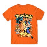Pokémon Champion Orange Men's T-shirt for Anime, Pokemon
