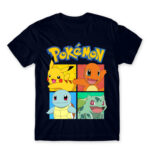 Pokémon Team Gen 1 Navy Men's Tee for Anime, Pokemon