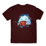 Poro Splash Burgundy Men's Tee for Gaming, League Of Legends