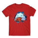Poro Splash Red Men's Tee for Gaming, League Of Legends
