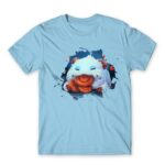 Poro Splash Sky Blue Men's Tee for Gaming, League Of Legends