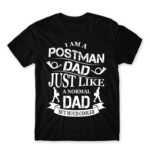 Postman Dad Black Men's T-shirt for Postman, Work