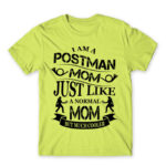 Postman Mom Apple Green Men's T-shirt for Postman, Work