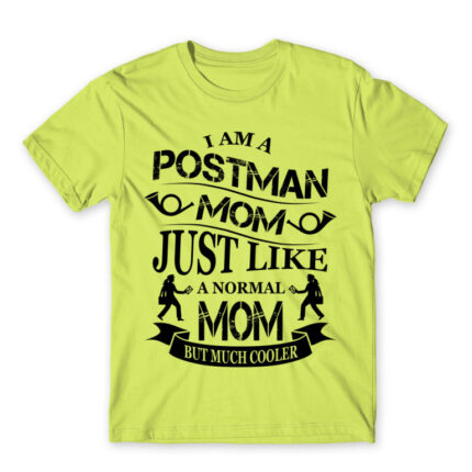 Postman Mom Apple Green Men's T-shirt for Postman, Work