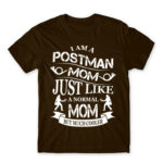 Postman Mom Chocolate Men's Tee for Postman, Work