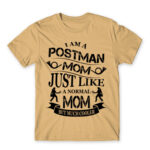 Postman Mom Sand Men's Tee for Postman, Work