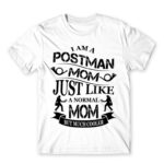 Postman Mom White Men's Tee for Postman, Work
