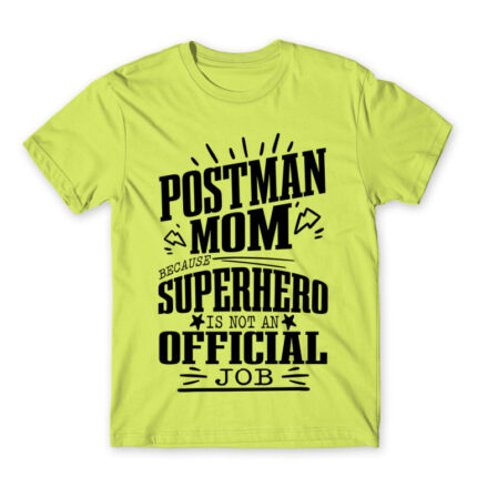 Postman Mother Apple Green Men's T-shirt for Postman, Work