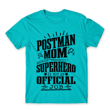 Postman Mother Atoll Blue Men's T-shirt for Postman, Work
