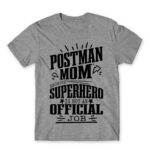 Postman Mother Grey Melange Men's Tee for Postman, Work