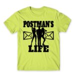 Postman’s Life Apple Green Men's Tee for Postman, Work