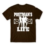 Postman’s Life Chocolate Men's Tee for Postman, Work