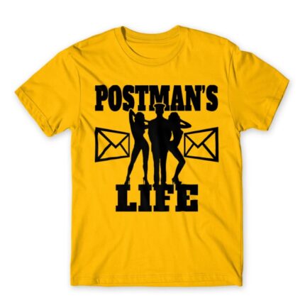 Postman’s Life Gold Men's Tee for Postman, Work