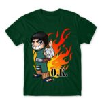 Power of Youth Bottle Green Men's Tee for Anime, Naruto