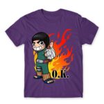 Power of Youth Dark Purple Men's T-shirt for Anime, Naruto