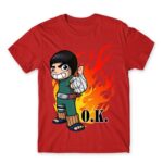 Power of Youth Red Men's Tee for Anime, Naruto