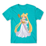 Princess Serenity Atoll Blue Men's T-shirt for Anime, Sailor Moon