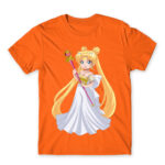 Princess Serenity Orange Men's T-shirt for Anime, Sailor Moon