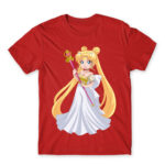 Princess Serenity Red Men's Tee for Anime, Sailor Moon