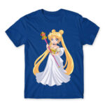 Princess Serenity Royal Blue Men's T-shirt for Anime, Sailor Moon