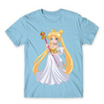 Princess Serenity Sky Blue Men's T-shirt for Anime, Sailor Moon