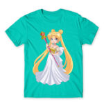 Princess Serenity Turquoise Men's Tee for Anime, Sailor Moon