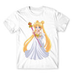 Princess Serenity White Men's Tee for Anime, Sailor Moon
