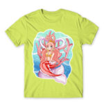 Princess Shirahoshi Apple Green Men's T-shirt for Anime, One Piece