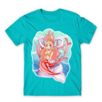 Princess Shirahoshi Atoll Blue Men's T-shirt for Anime, One Piece
