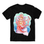 Princess Shirahoshi Black Men's Tee for Anime, One Piece