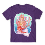 Princess Shirahoshi Dark Purple Men's Tee for Anime, One Piece