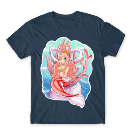 Princess Shirahoshi Denim Men's T-shirt for Anime, One Piece