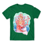 Princess Shirahoshi Kelly Green Men's T-shirt for Anime, One Piece