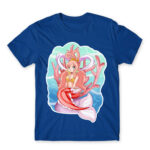 Princess Shirahoshi Royal Blue Men's Tee for Anime, One Piece