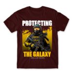 Protecting the galaxy – HELLDIVERS Burgundy Men's T-shirt