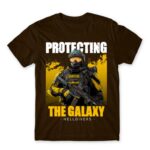 Protecting the galaxy – HELLDIVERS Chocolate Men's T-shirt