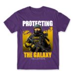 Protecting the galaxy – HELLDIVERS Dark Purple Men's Tee