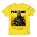 Protecting the galaxy – HELLDIVERS Lemon Men's Tee