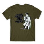 Psycho Pass – Kougami Shinya Army Men's T-shirt for Anime, Psycho Pass