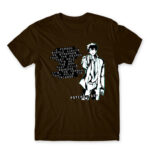 Psycho Pass – Kougami Shinya Chocolate Men's Tee for Anime, Psycho Pass