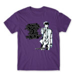 Psycho Pass – Kougami Shinya Dark Purple Men's Tee for Anime, Psycho Pass