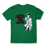 Psycho Pass – Kougami Shinya Kelly Green Men's Tee for Anime, Psycho Pass