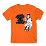 Psycho Pass – Kougami Shinya Orange Men's T-shirt for Anime, Psycho Pass