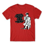 Psycho Pass – Kougami Shinya Red Men's Tee for Anime, Psycho Pass