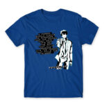 Psycho Pass – Kougami Shinya Royal Blue Men's Tee for Anime, Psycho Pass