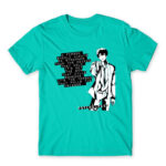 Psycho Pass – Kougami Shinya Turquoise Men's Tee for Anime, Psycho Pass